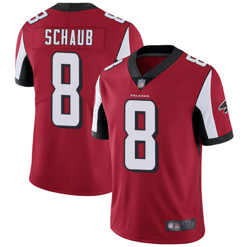 Atlanta Falcons Limited Red Men Matt Schaub Home Jersey NFL Football #8 Vapor Untouchable->youth nfl jersey->Youth Jersey